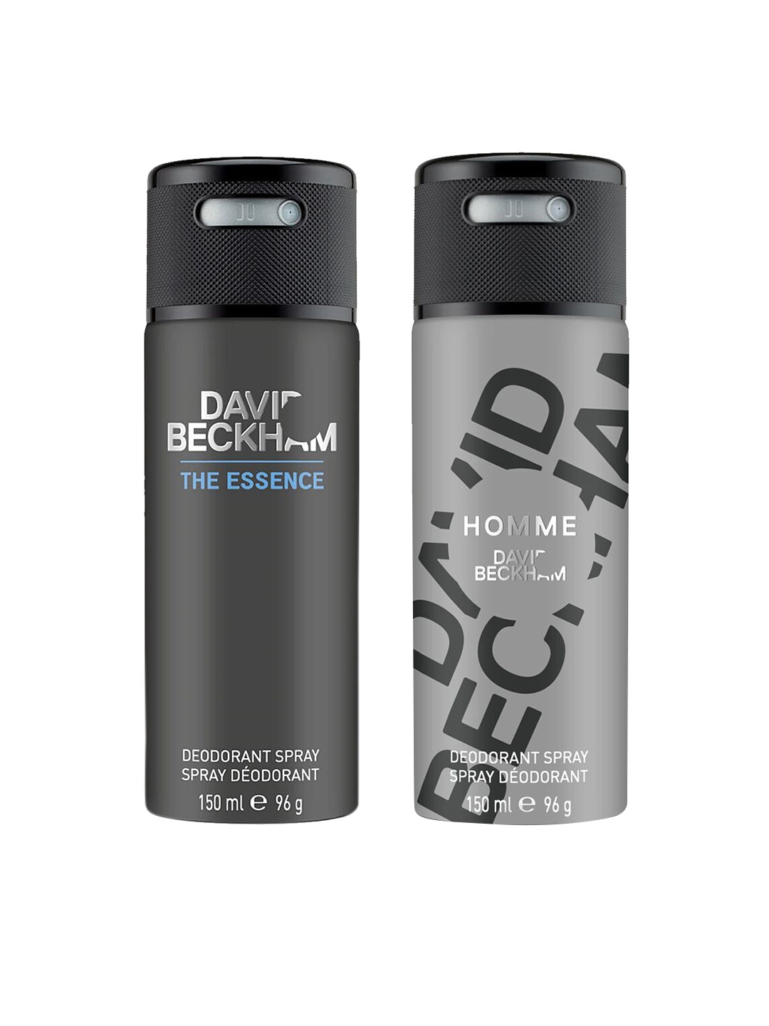 

DAVID BECKHAM Men Pack of 2 Deodorants, Black