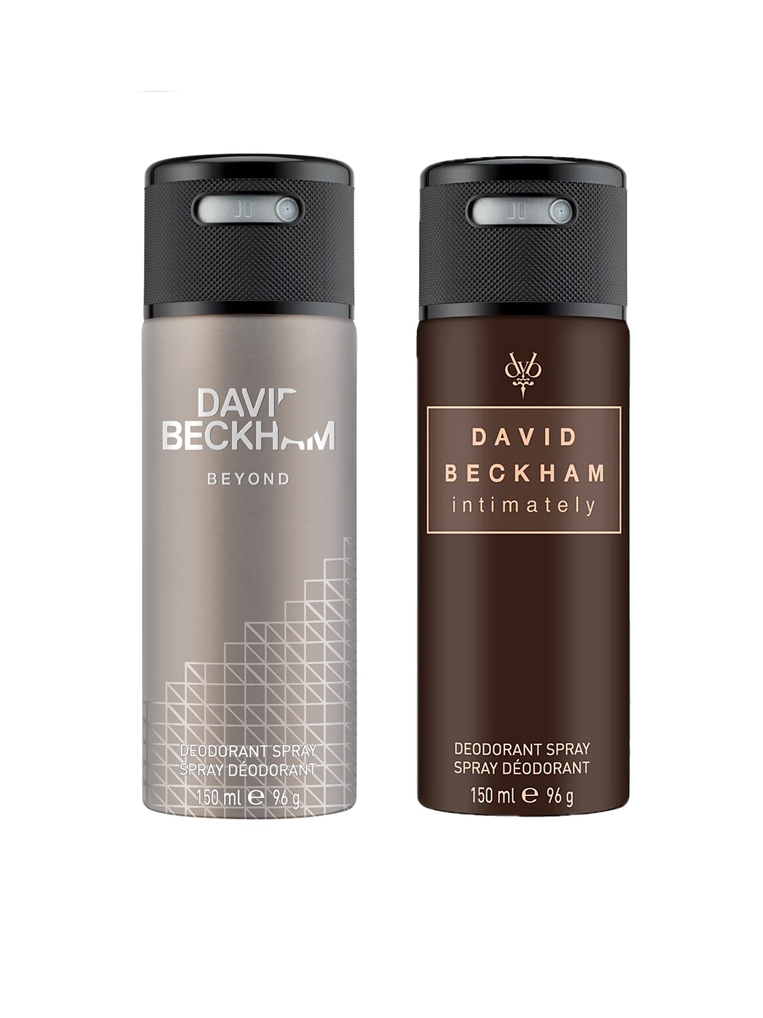 

DAVID BECKHAM Men Set of 2 Deodorants, Grey