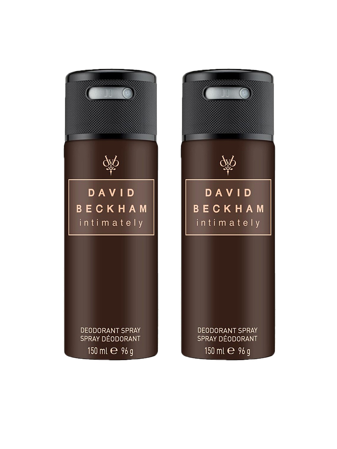 

DAVID BECKHAM Men Set of 2 Intimately Deodorants, Brown