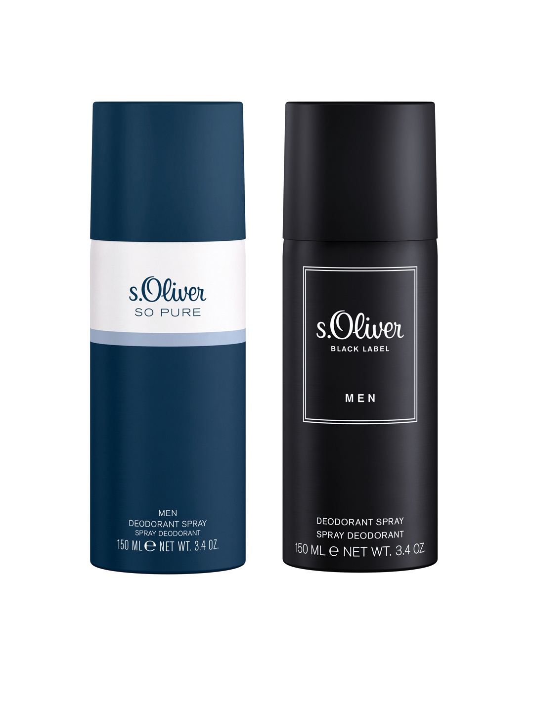 

s.Oliver Men Set of Black Label & So Pure Deodorants