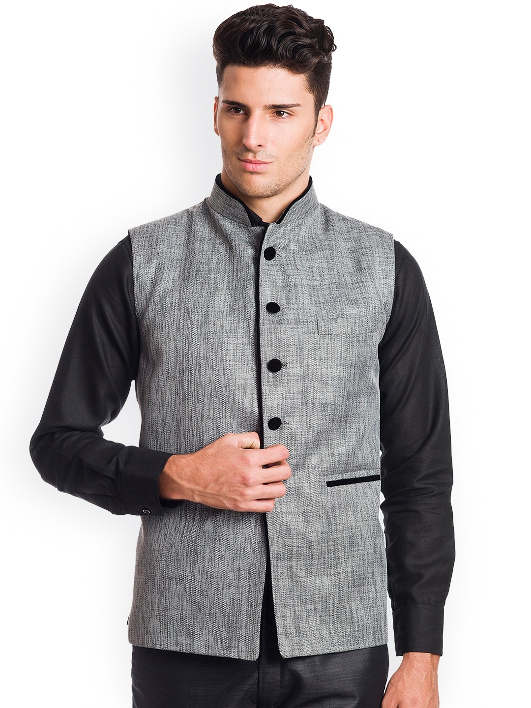 

Wintage Grey Nehru Jacket