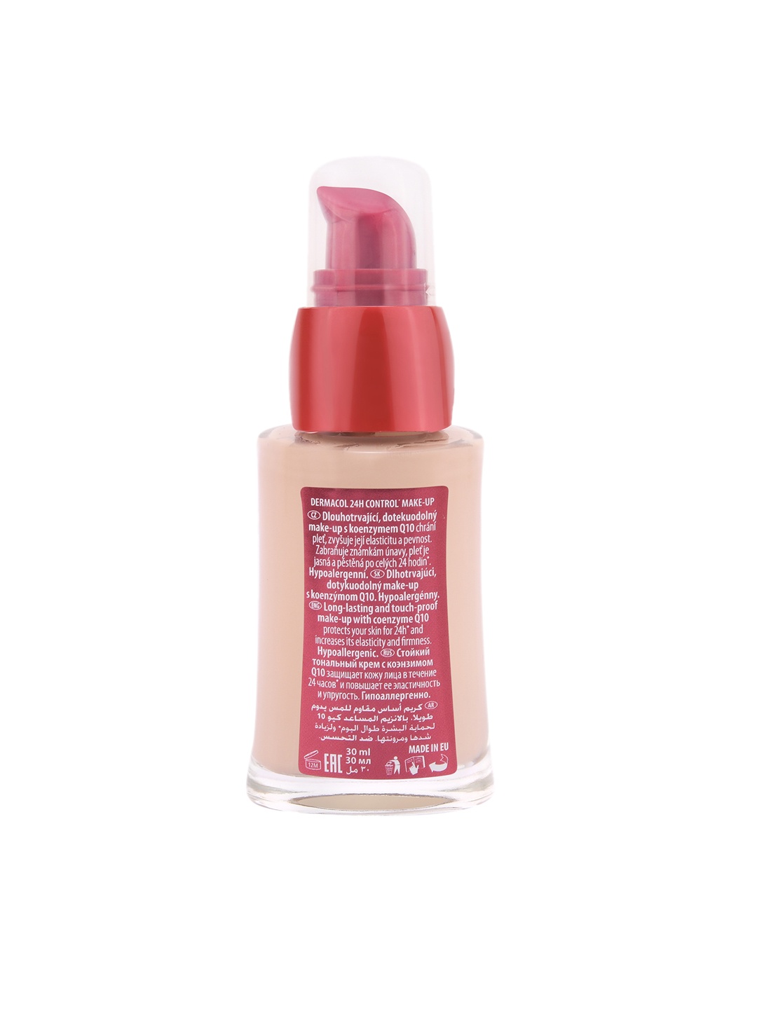 

Dermacol 1370 24H Control Long lasting Makeup No.1 Foundation, Camel brown