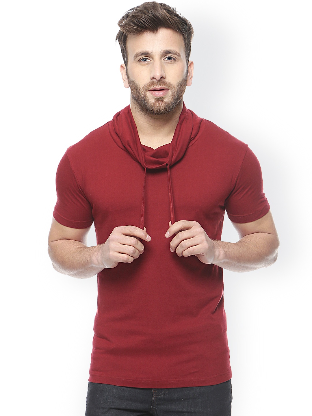 

GRITSTONES Maroon T-shirt