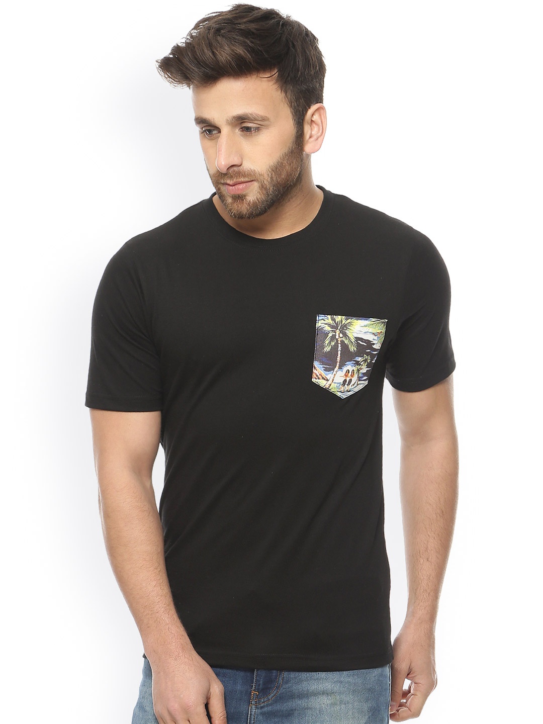

GRITSTONES Black T-shirt