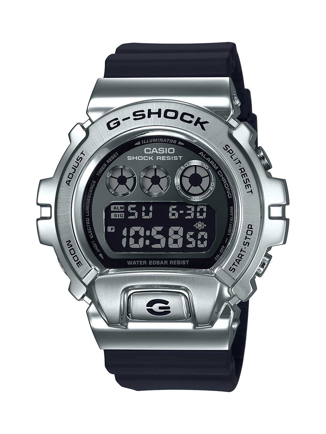 

CASIO Men Grey & Black Digital Watch G1025