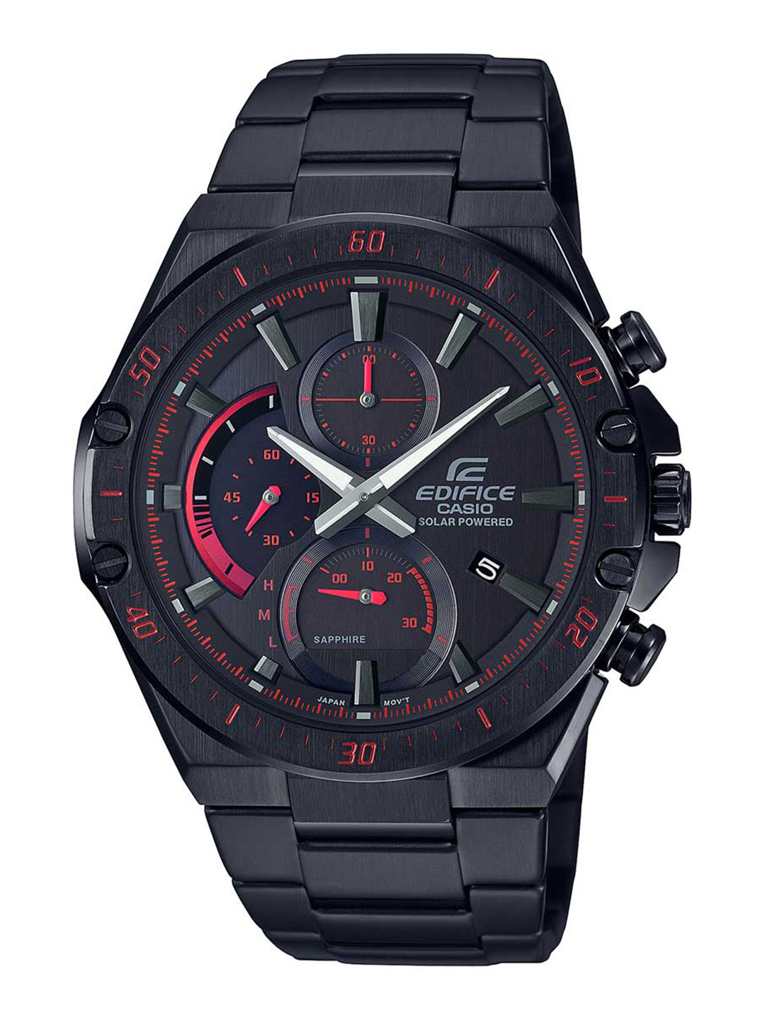 

CASIO Men Black Analogue Watch EFS-S560DC-1AVUDF