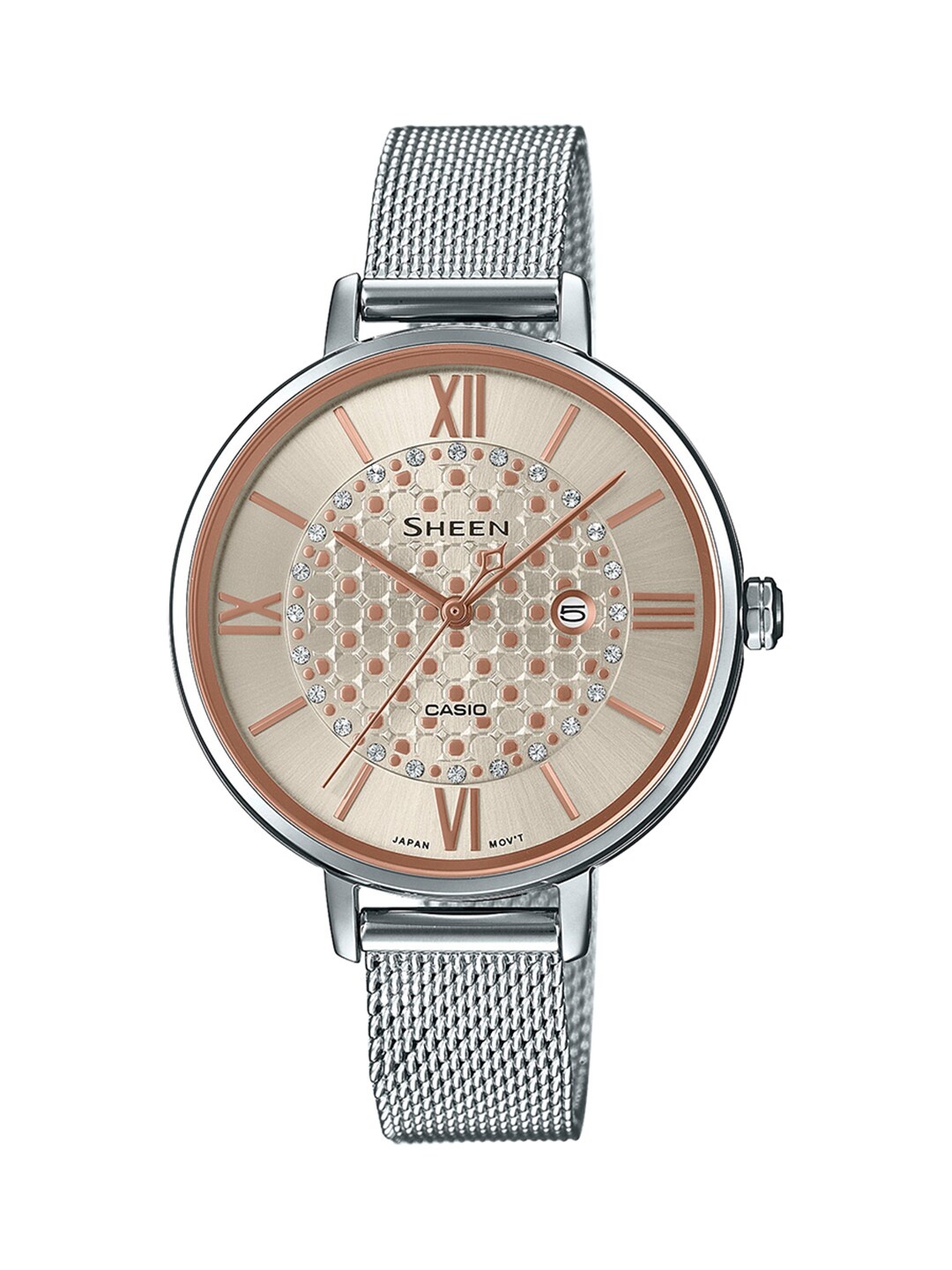 

CASIO Women Silver-Toned Analogue Watch SH218