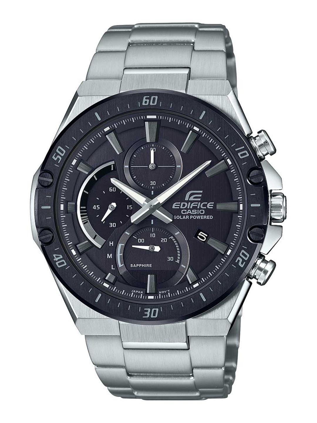 

CASIO Men Black Analogue Chronograph Watch ED498