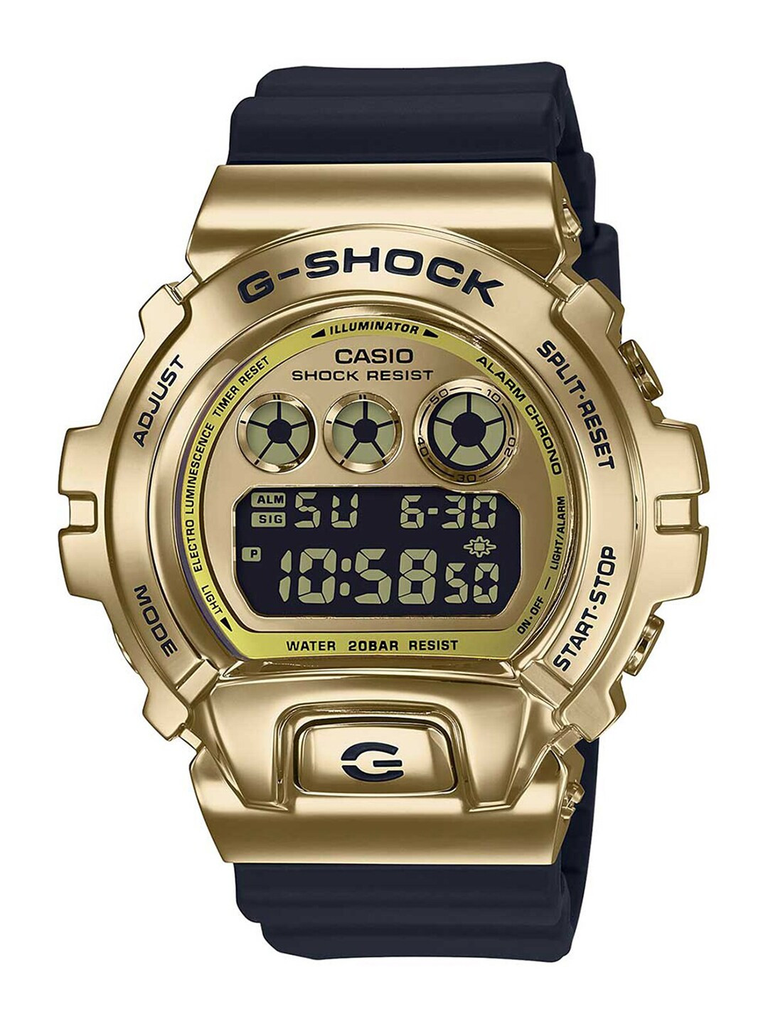 

CASIO Men Gold & Black Digital Watch G1027