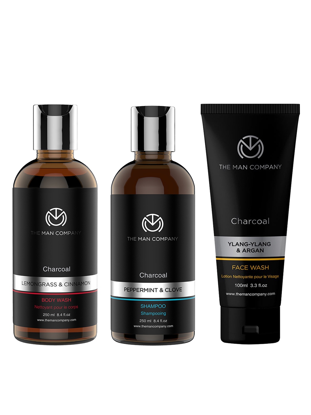

THE MAN COMPANY Bath & Body Gift Set, Black