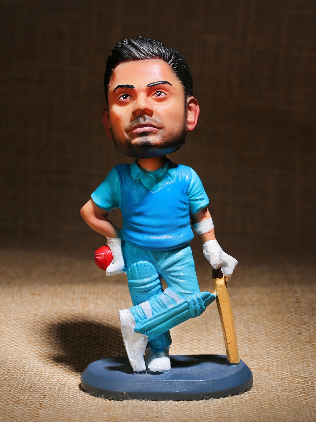 

Bigsmall Blue Best Cricketer Virat Kohi Bobblehead Collectible