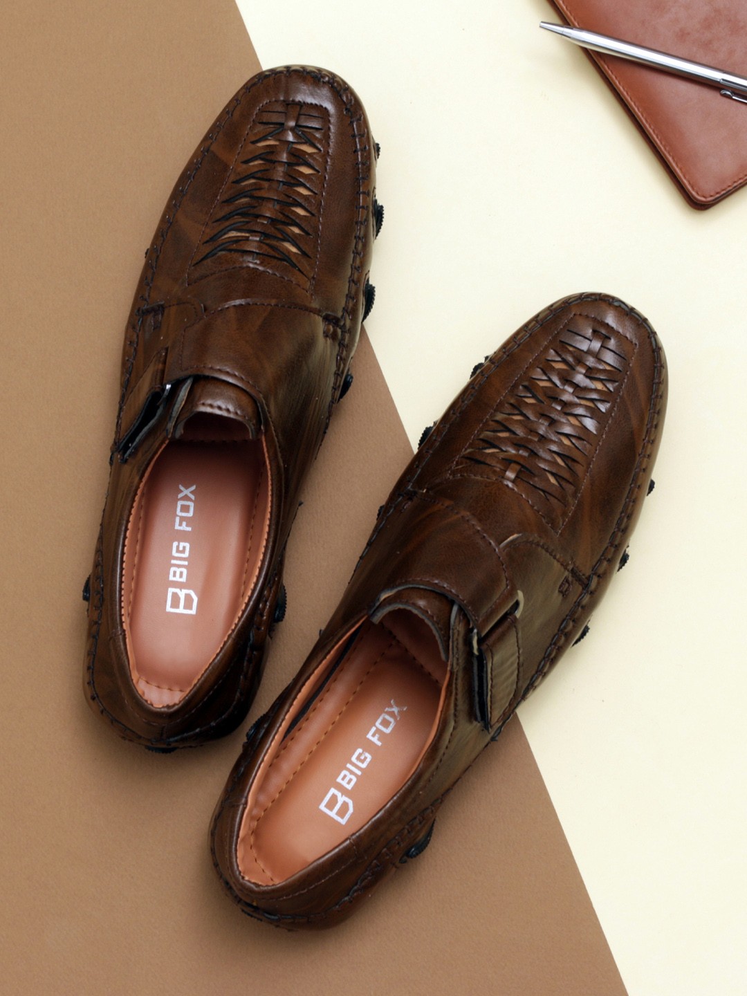 

Big Fox Men Brown Fisherman Sandals
