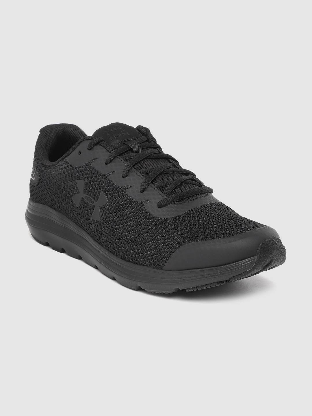 

UNDER ARMOUR Men Black Woven Design Surge 2 Running Shoes