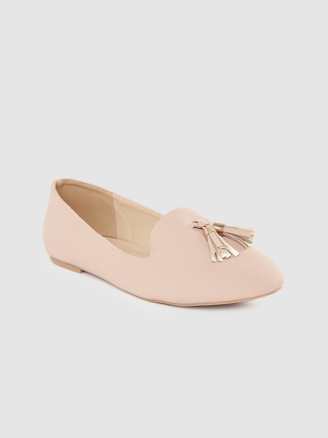 

Van Heusen Woman Pink Solid Tasselled Flats