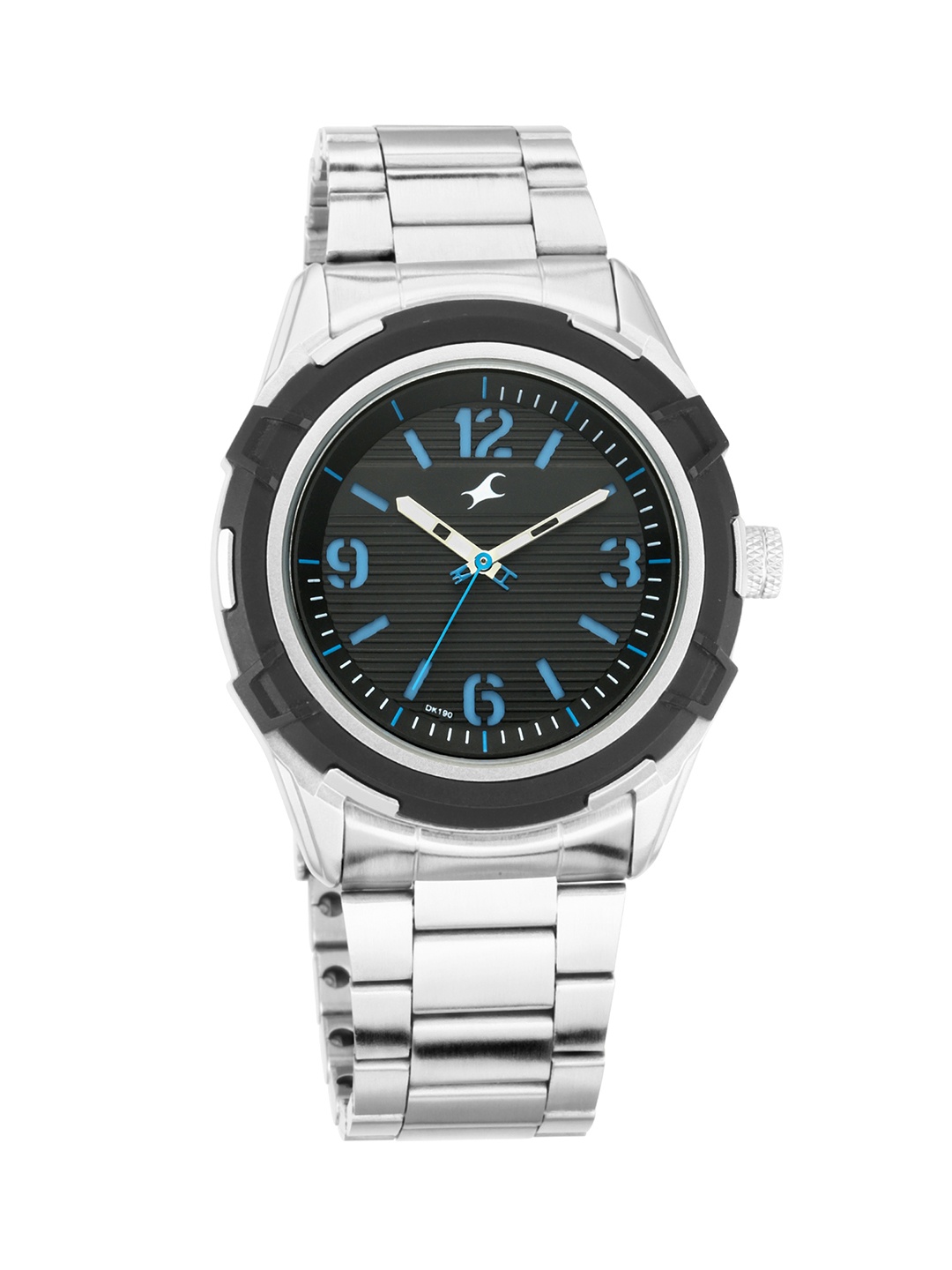 

Fastrack Men Black & Silver-Toned Analogue Watch 3225KM01