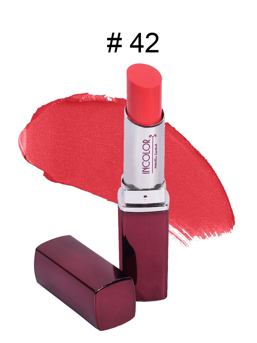 

INCOLOR Metallic Lipstick - 42 3.7g, Orange
