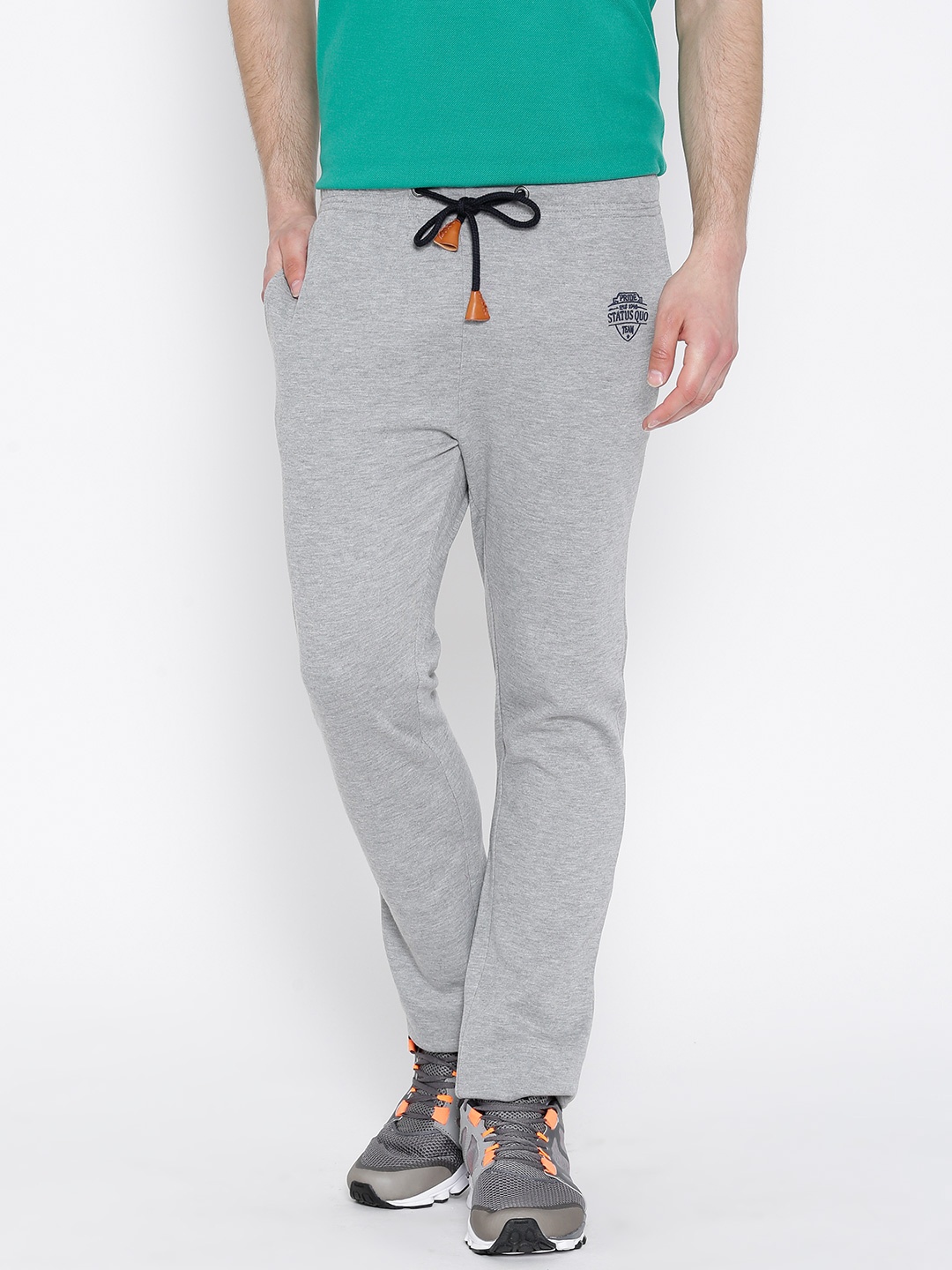 

Status Quo Grey Melange Track Pants