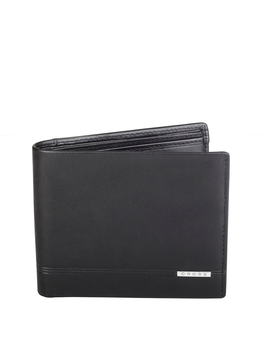 

Cross Men Black Solid Two Fold Leather Wallet