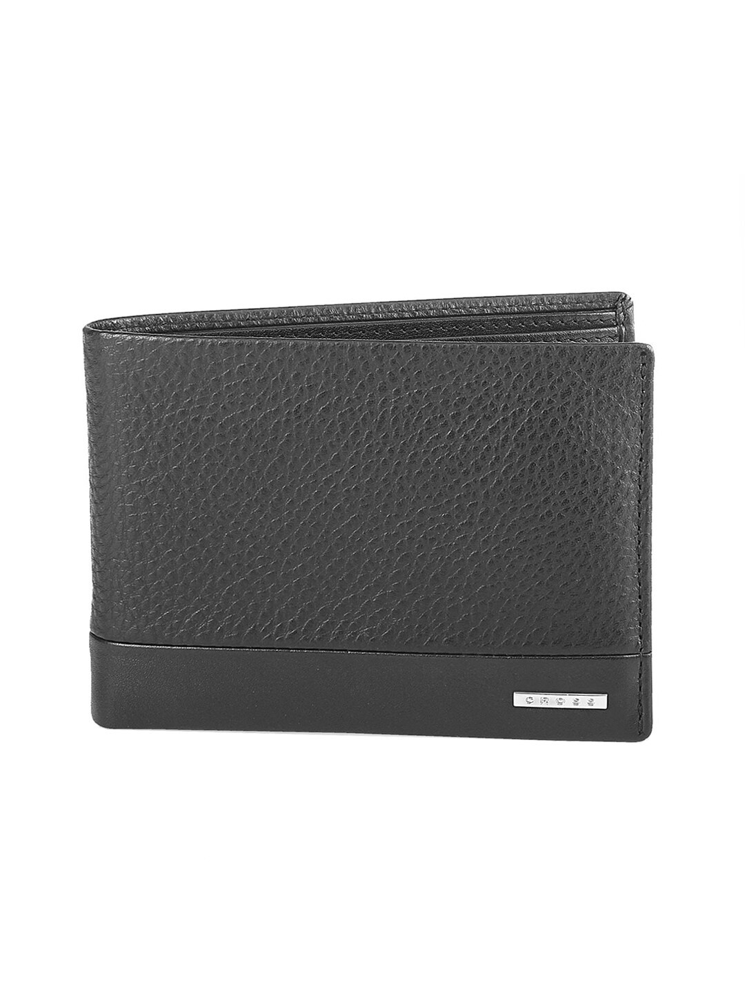 

Cross Men Black Solid Two Fold Genuine Leather Wallet