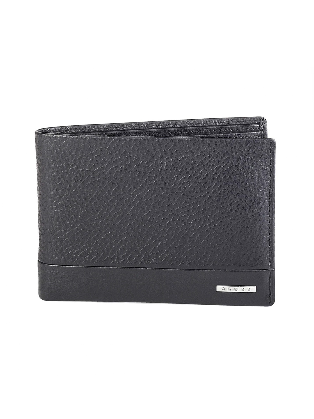 

Cross Men Black Solid Leather Two Fold Wallet