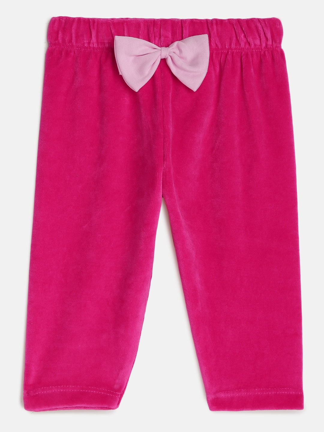 

Moms Love Girls Fuchsia Solid Leggings