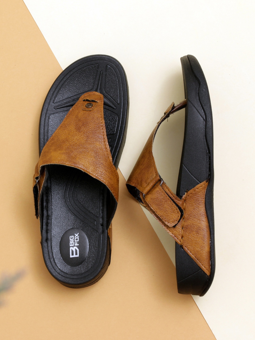 

Big Fox Men Tan Brown Comfort Sandals