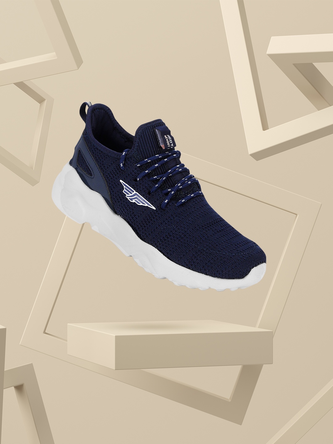 

Red Tape Women Navy Blue Mesh Walking Shoes