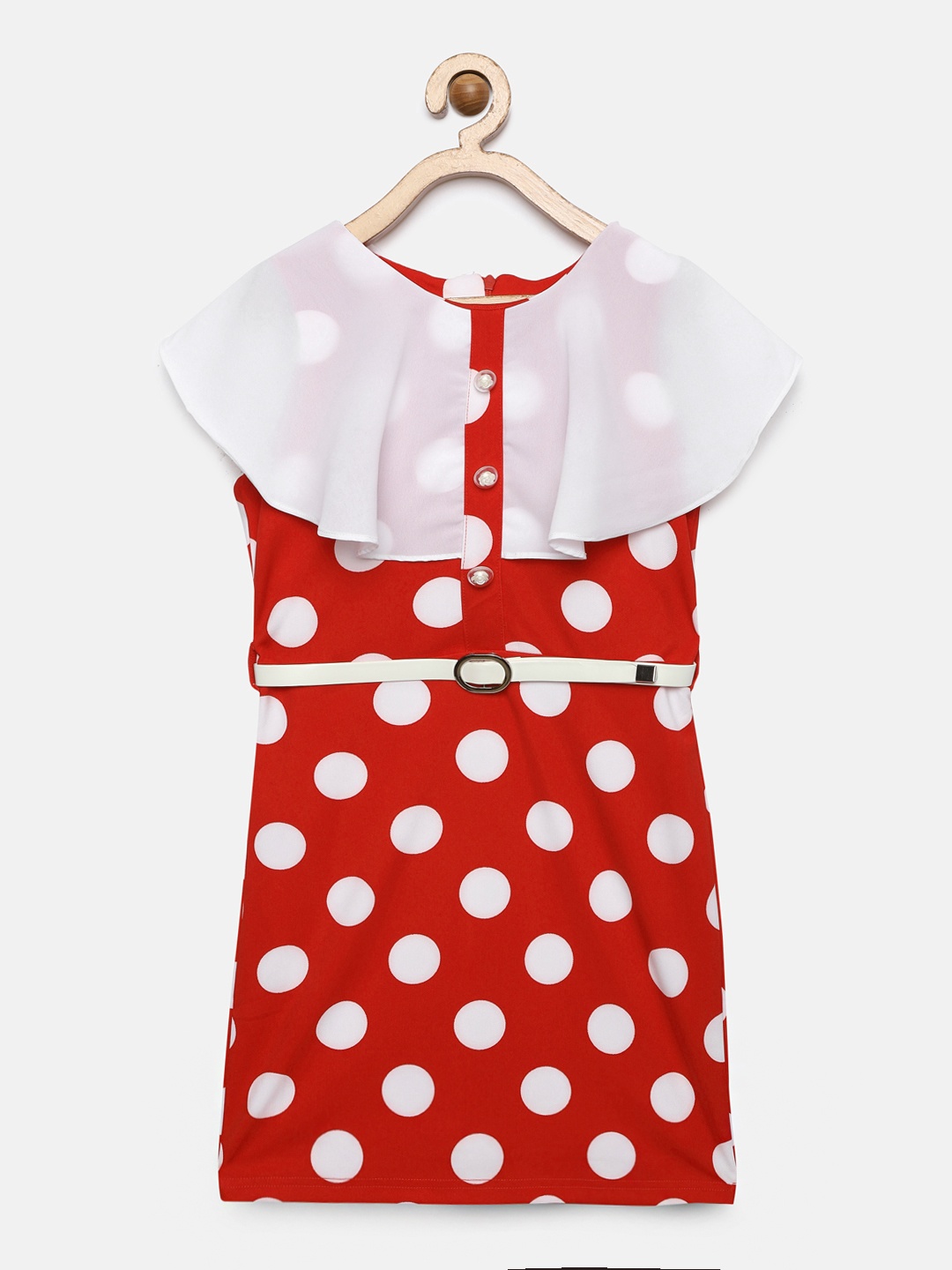 

Tiny Girl Red Printed Sheath Dress