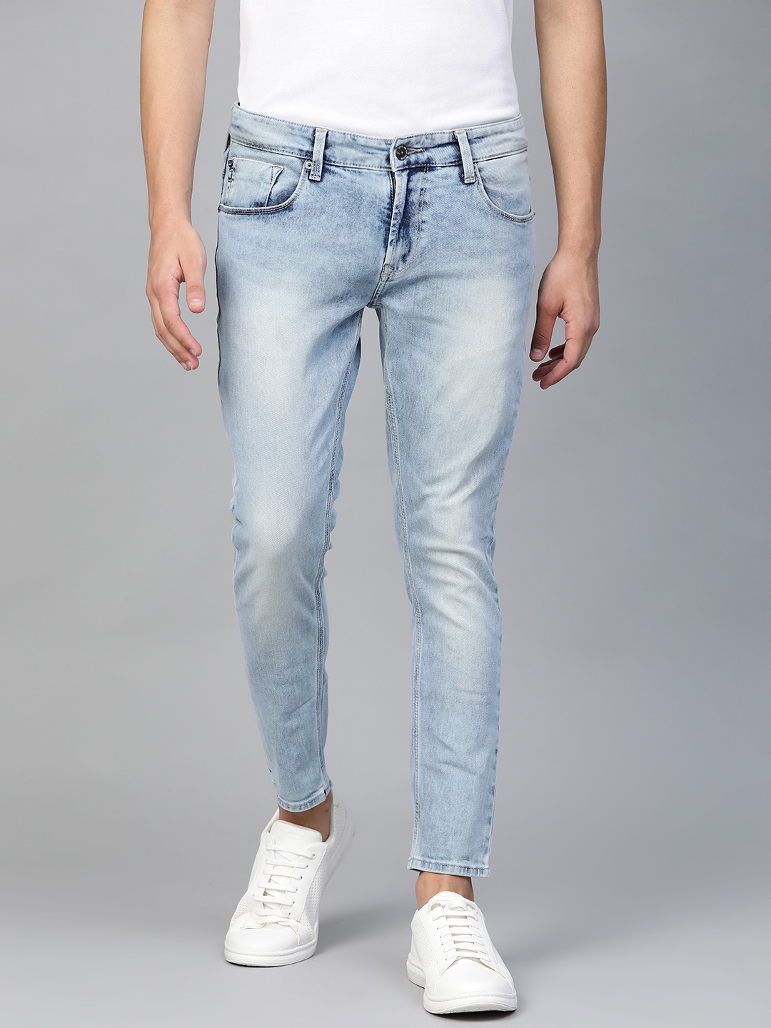 

SPYKAR Men Blue Slim Fit Low-Rise Clean Look Stretchable Jeans