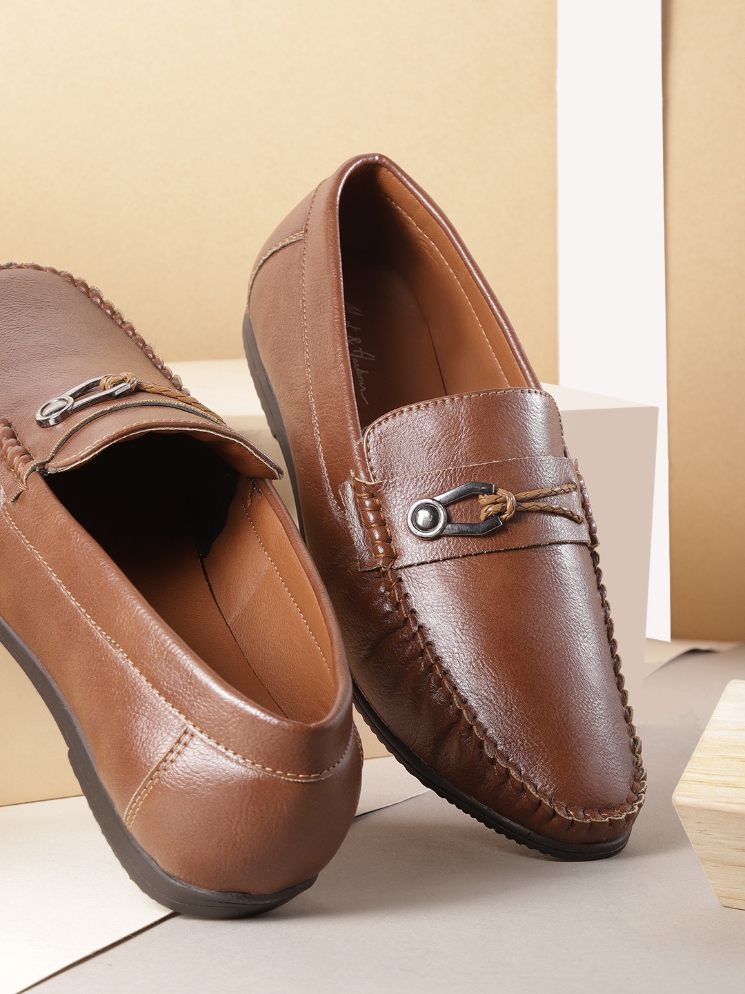 

Mast & Harbour Men Brown Loafers