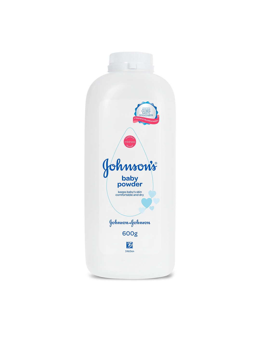 

Johnsons Baby Powder - Keeps Skin Comfortable & Dry - 600g, White