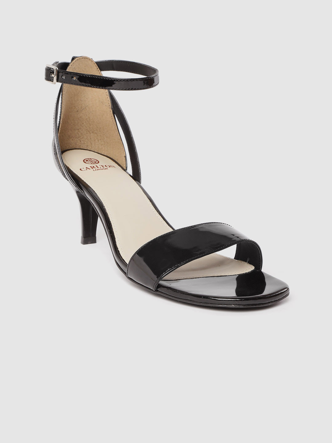 

Carlton London Women Black Solid Mid-Top Heels