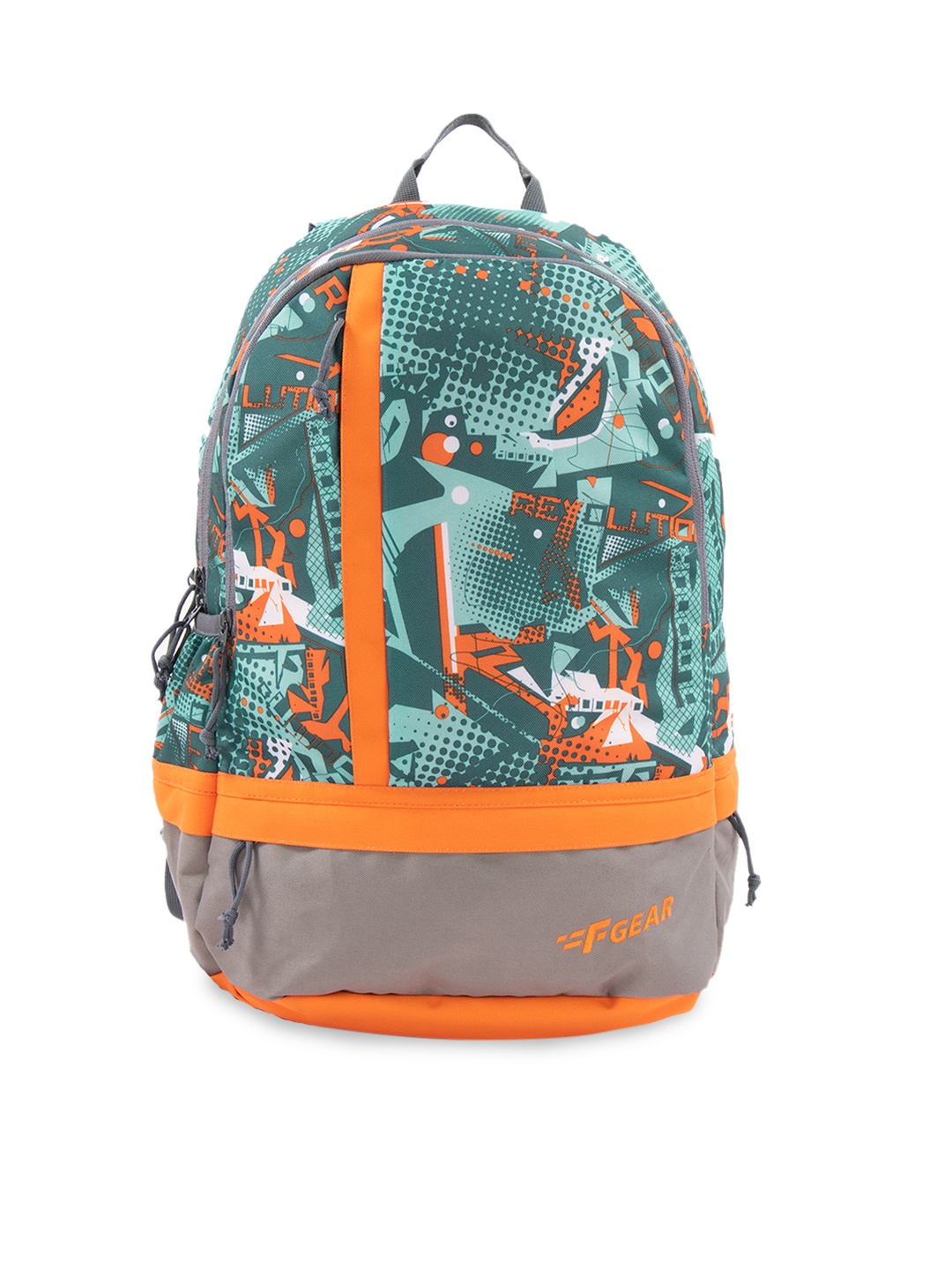 

F Gear Unisex Grey Printed Burner P2 Backpack