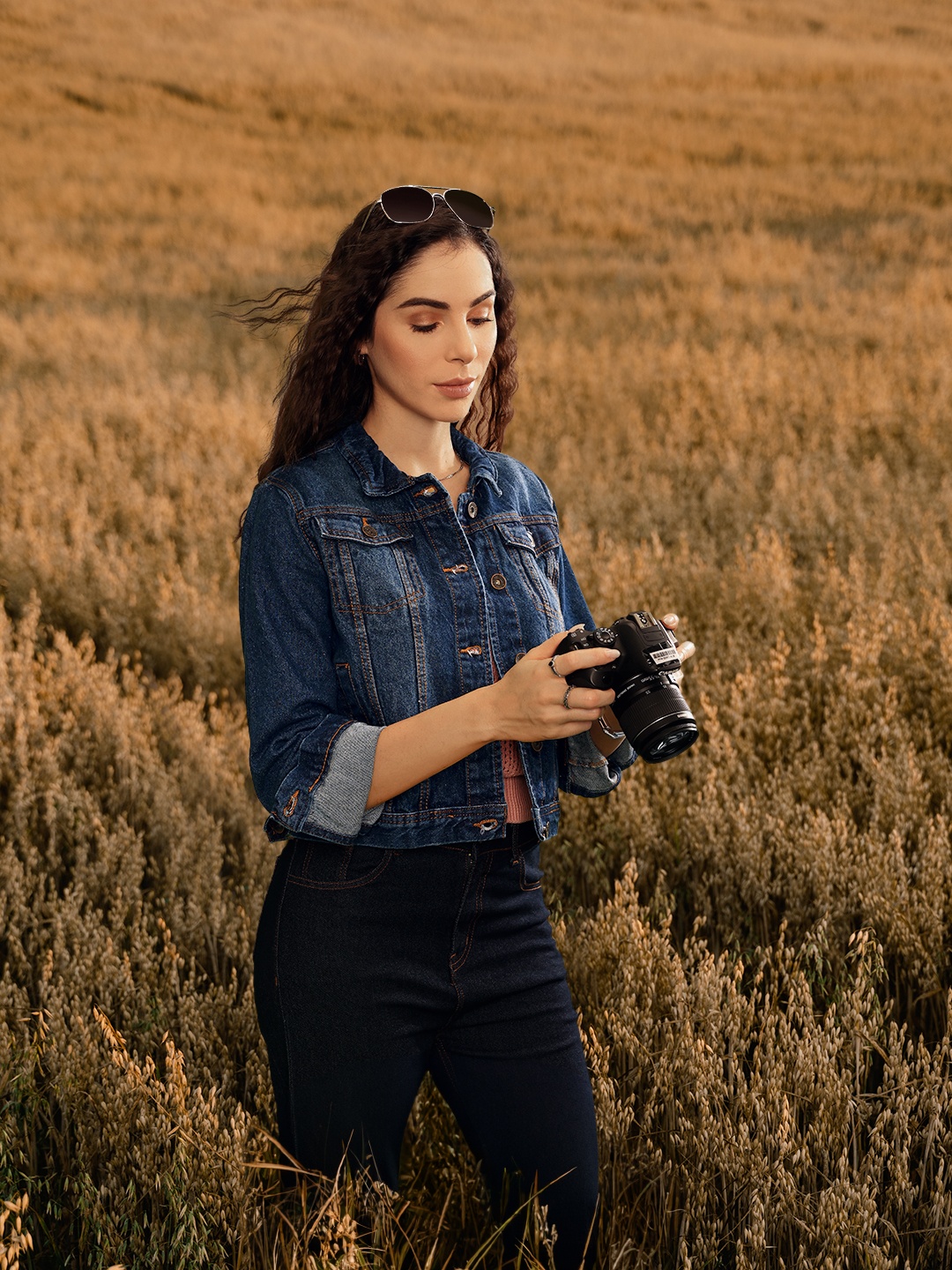 

Roadster Women Blue Washed Denim Trucker Jacket