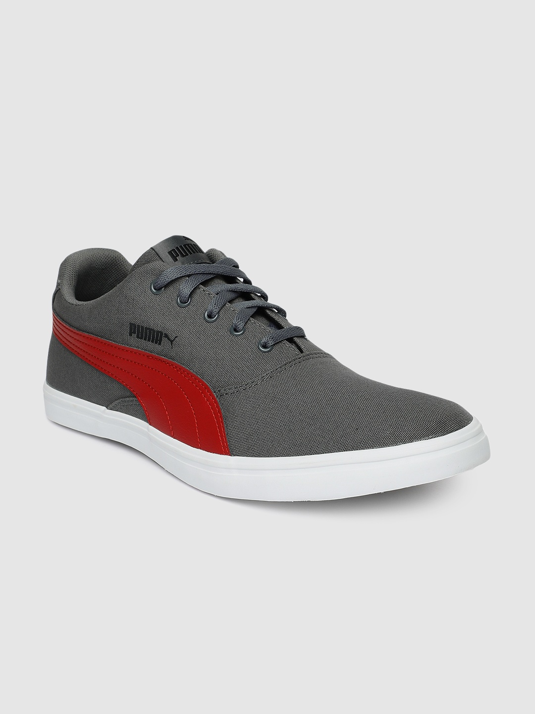 

Puma Unisex Grey Solid Rigel Sneakers
