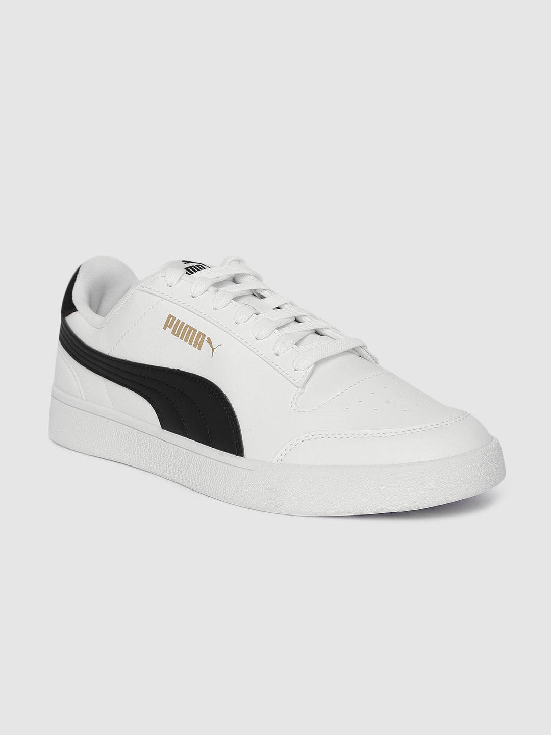 

Puma Unisex White Shuffle Sneakers