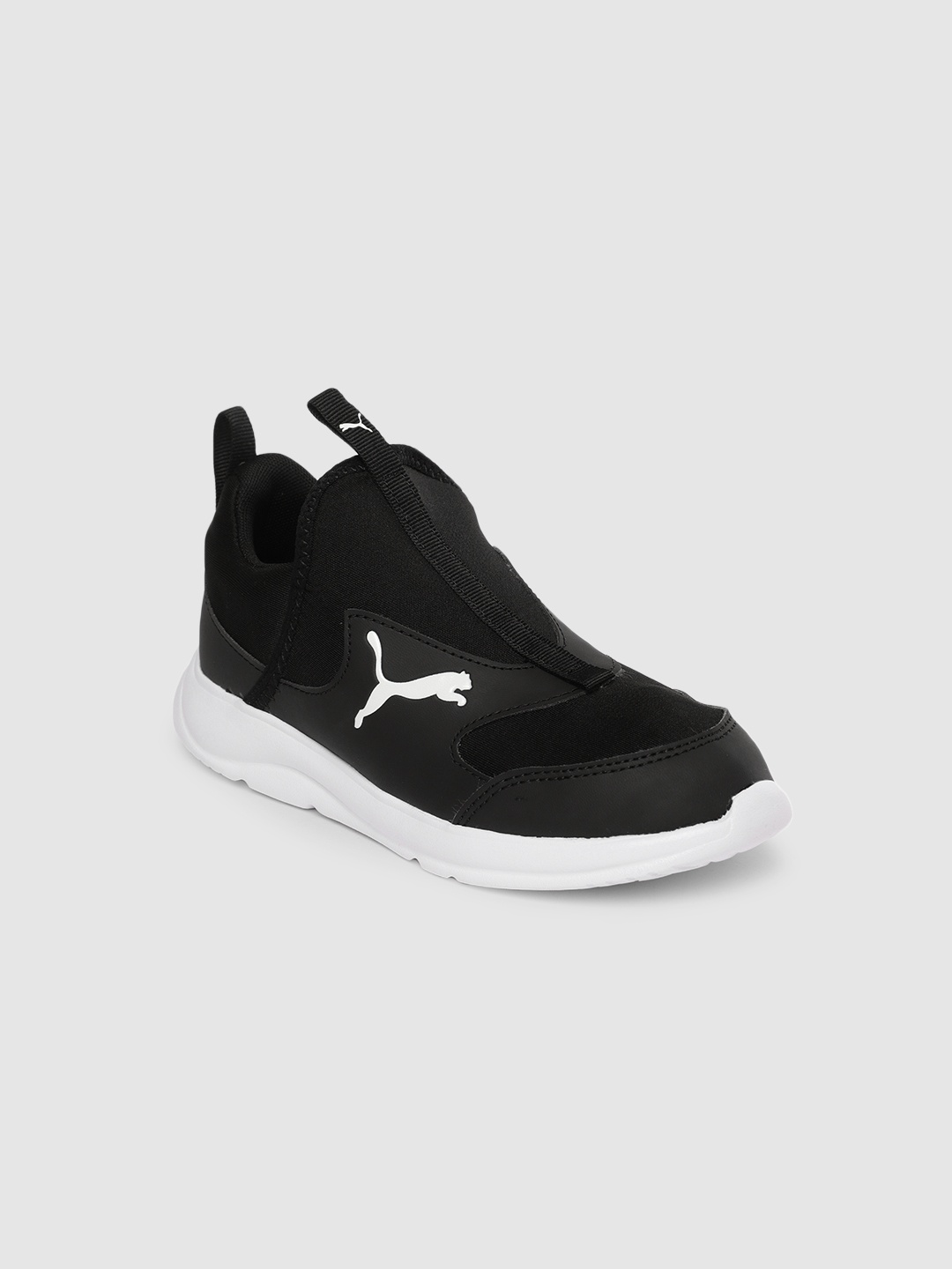 

Puma Boys Black Fun Racer Slip On Sneakers