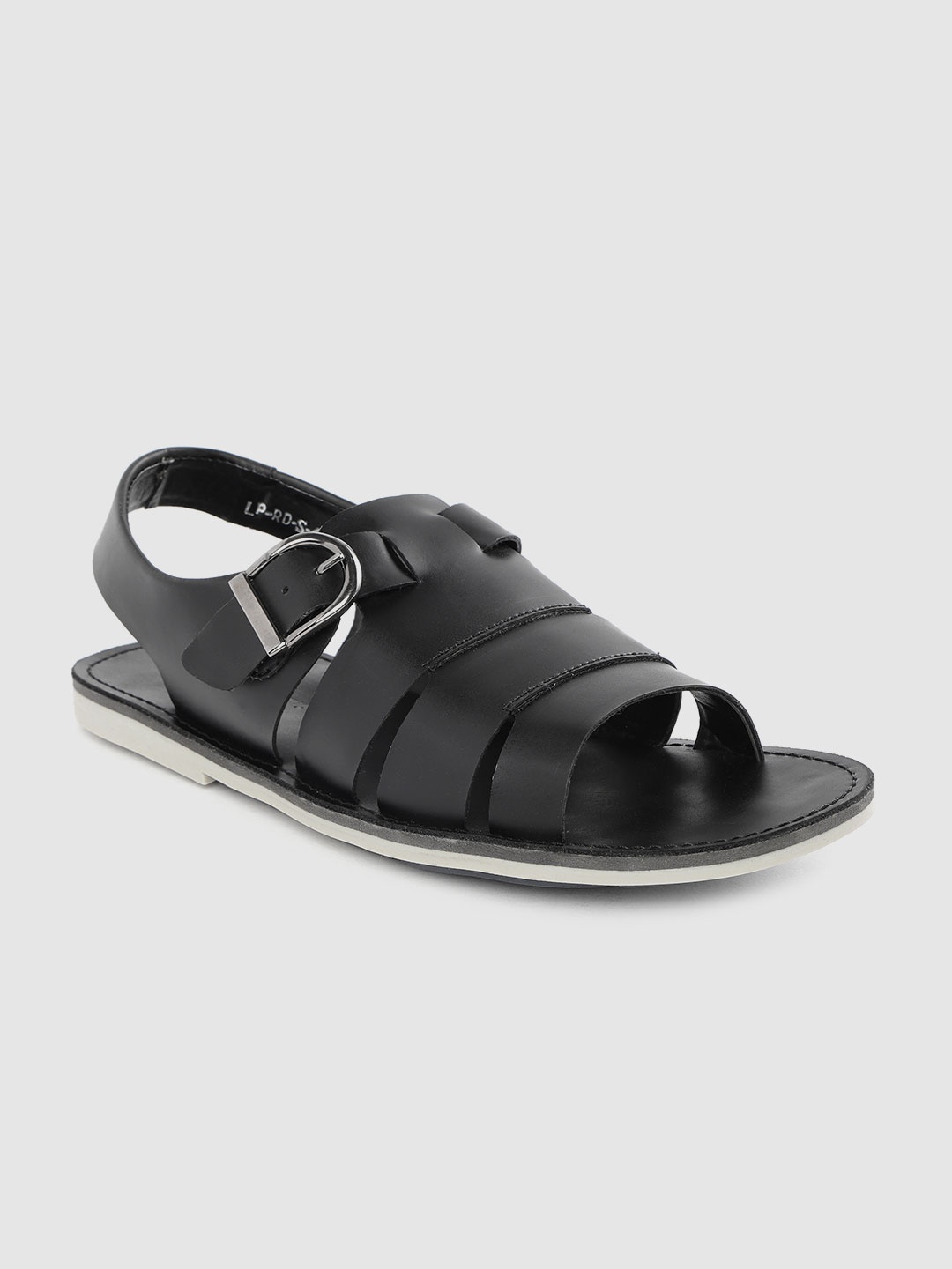 

Roadster Men Black Solid Comfort Sandals