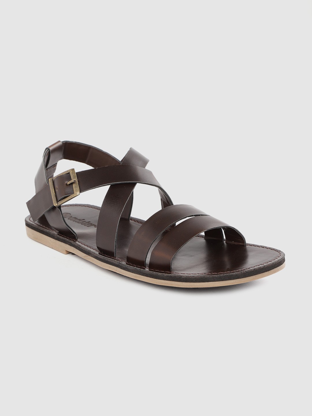 

Roadster Men Coffee Brown Solid Comfort Sandals