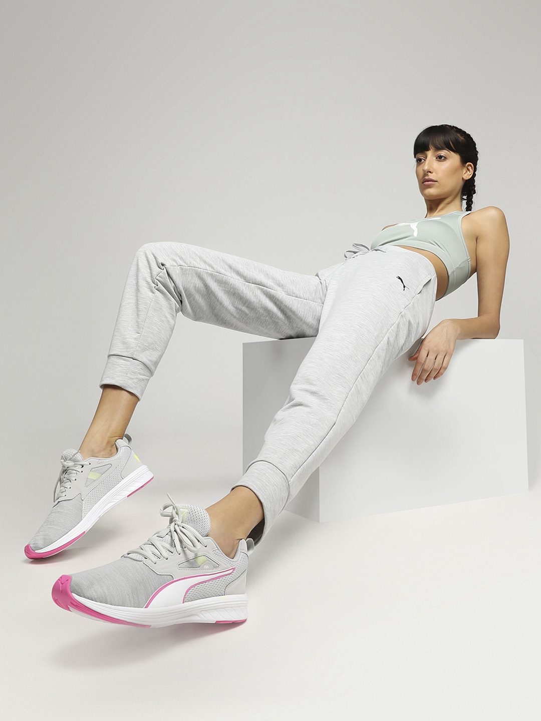 

Puma Women Grey NRGY Rupture Running Shoes