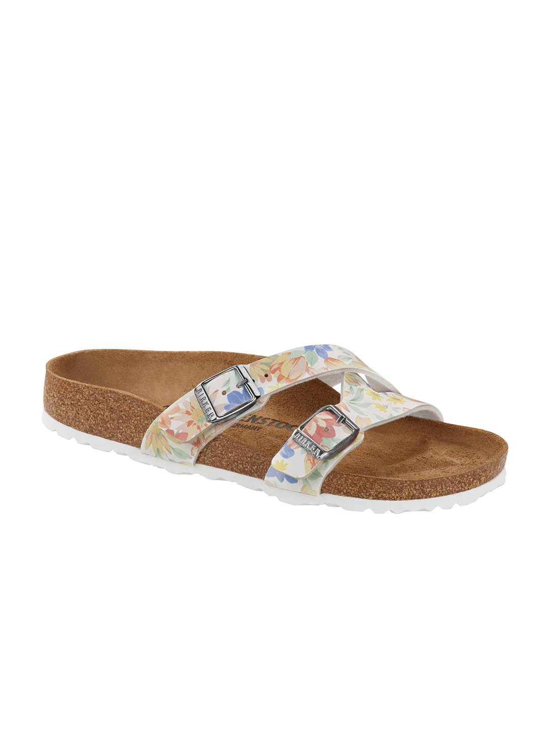 

Birkenstock Women Multicoloured Printed Yao Narrow Width Flats, Multi
