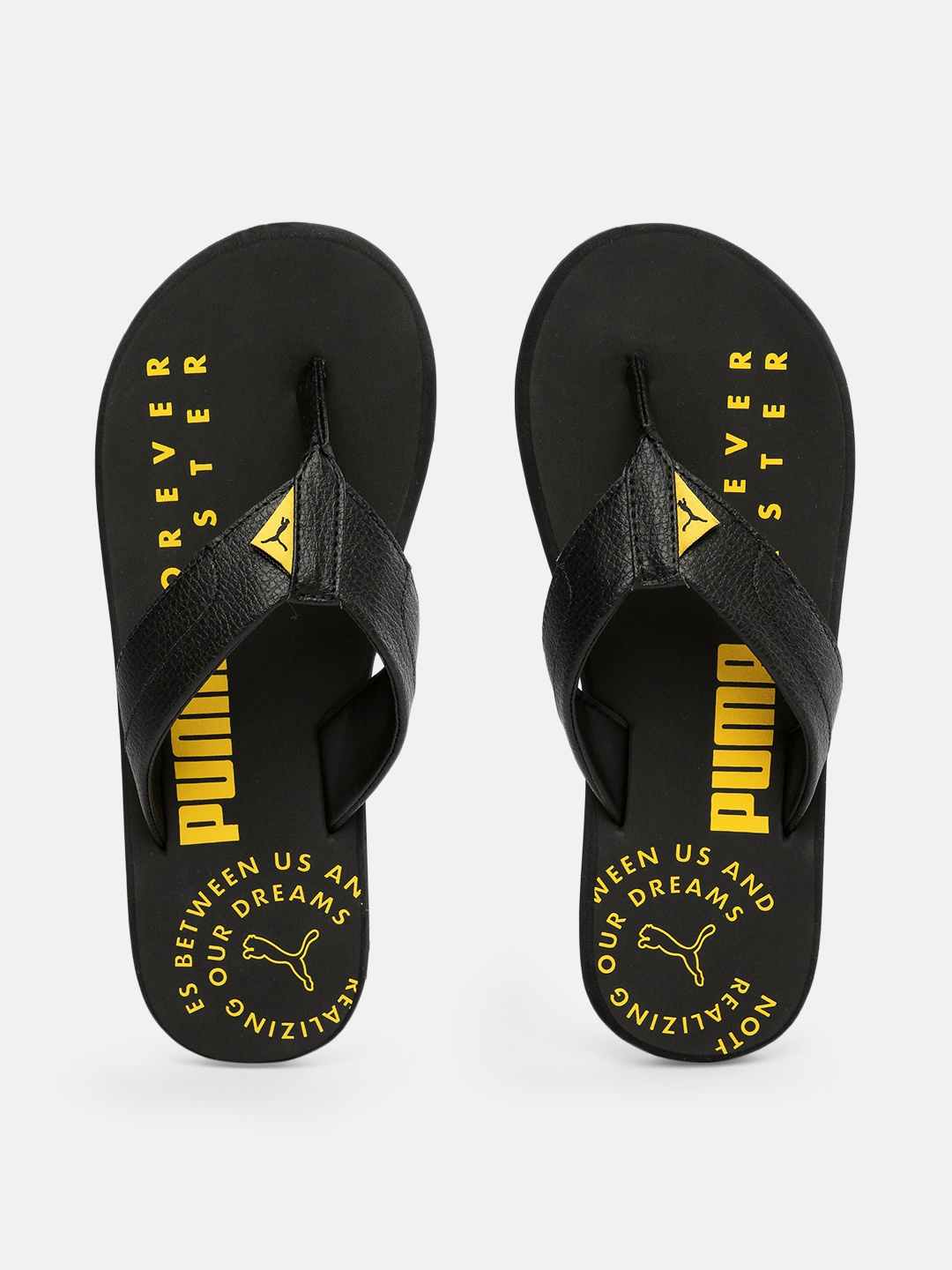 

Puma Men Black Oleum 4 Thong Flip-Flops