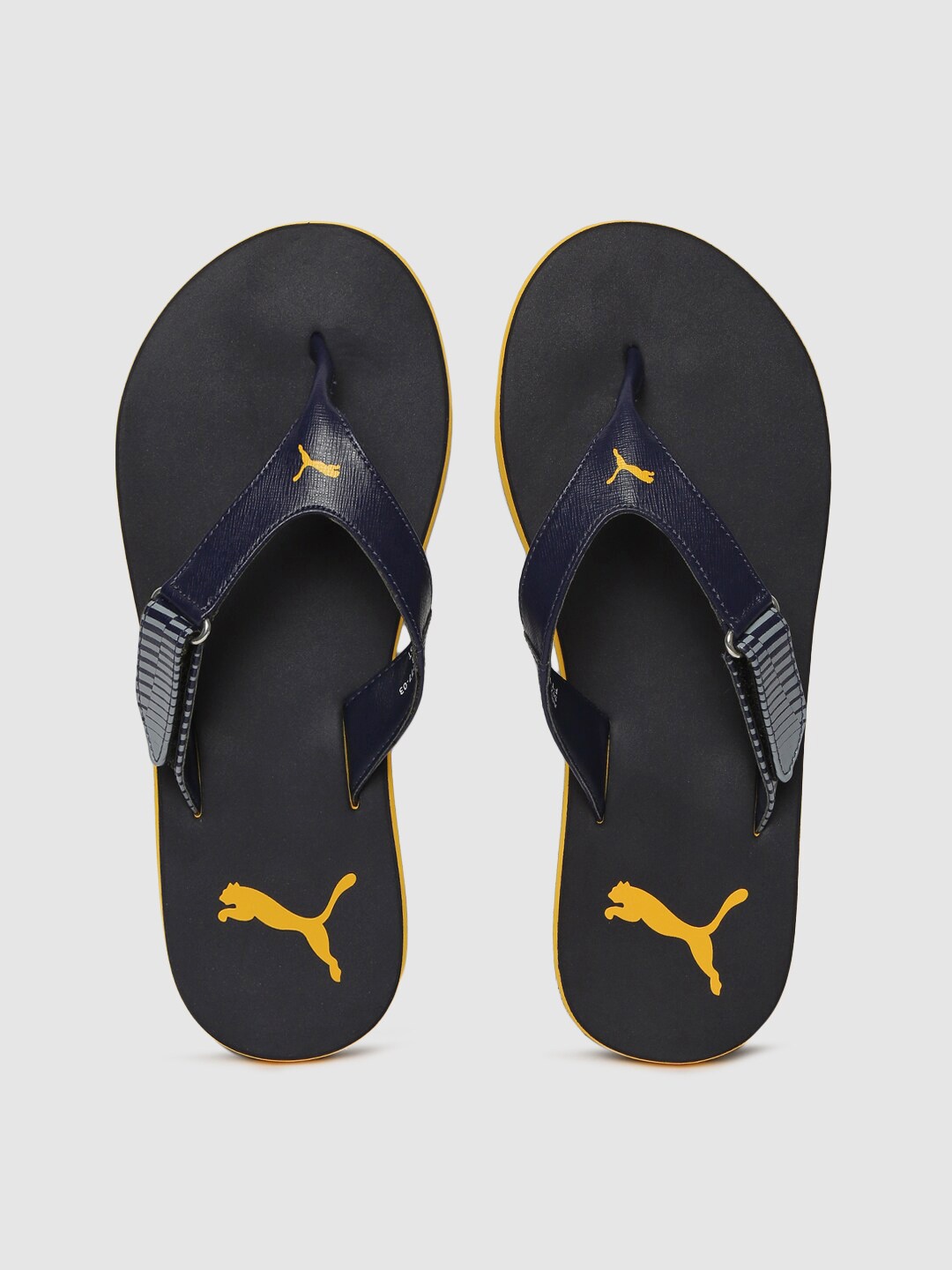 

Puma Men Navy Blue Printed Breeze Star V1 Thong Flip-Flops