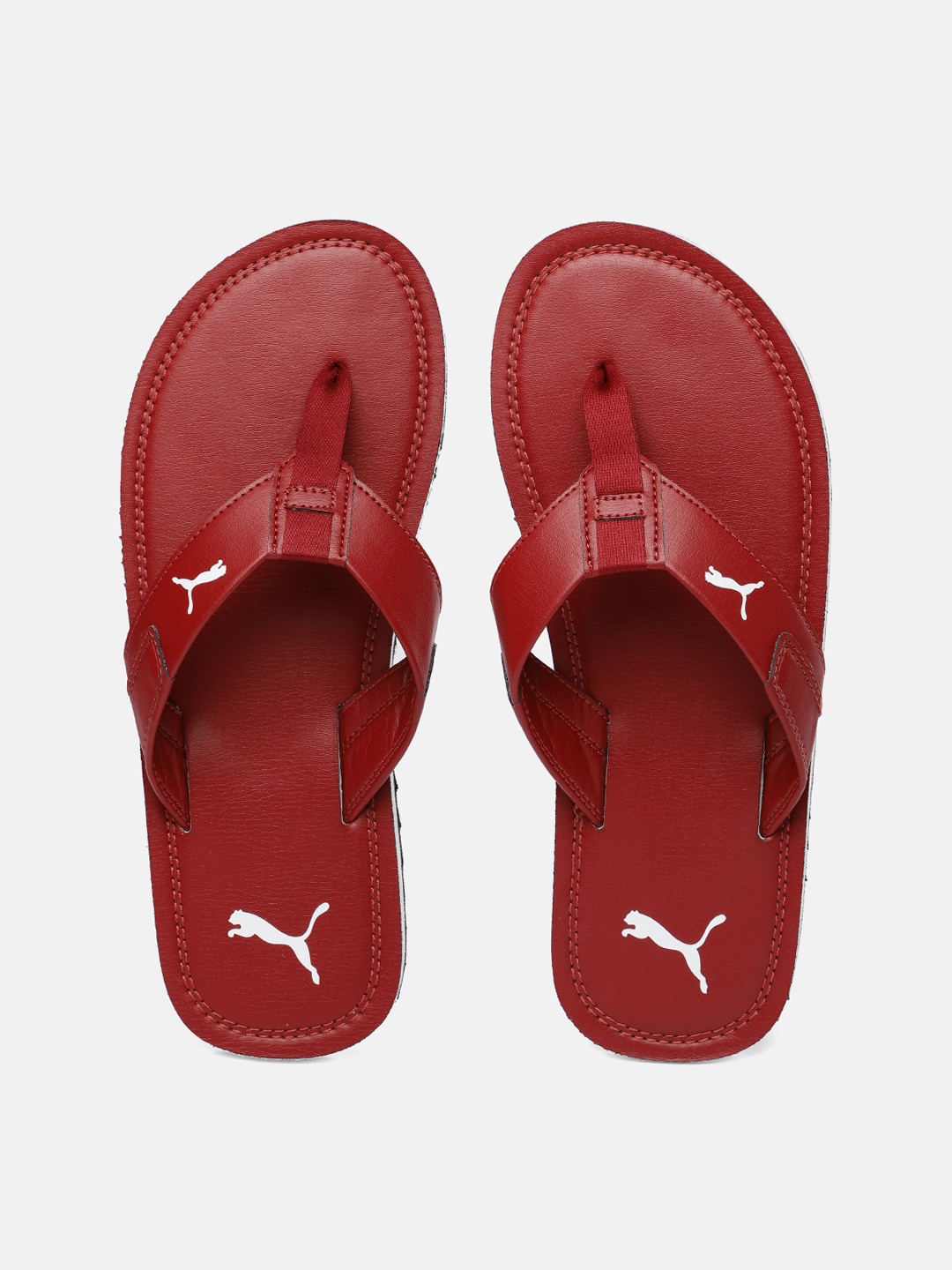 

Puma Men Red Printed Stamp Thong Flip-Flops