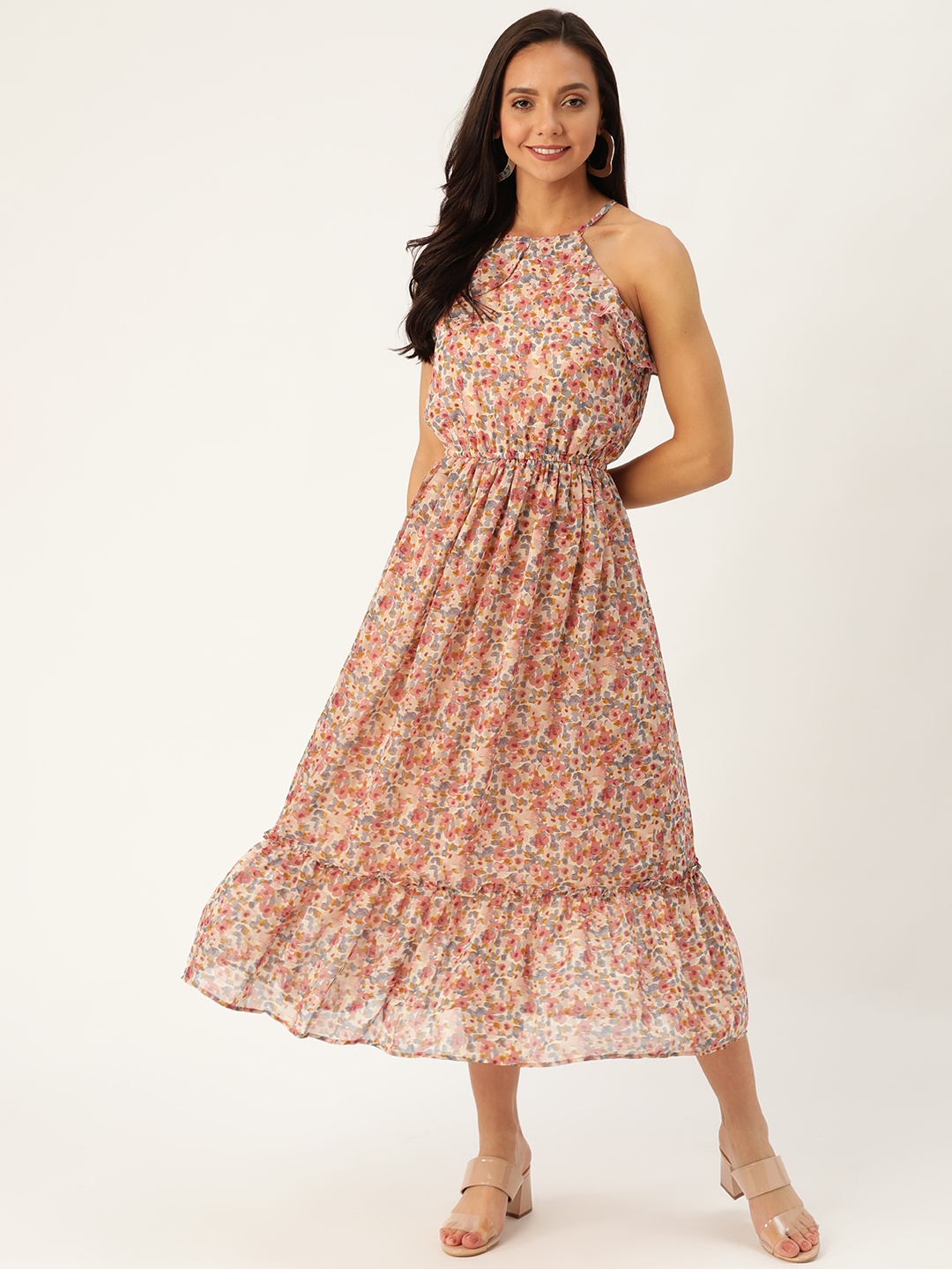 

20Dresses Women Floral Printed A-Line Dress, Pink