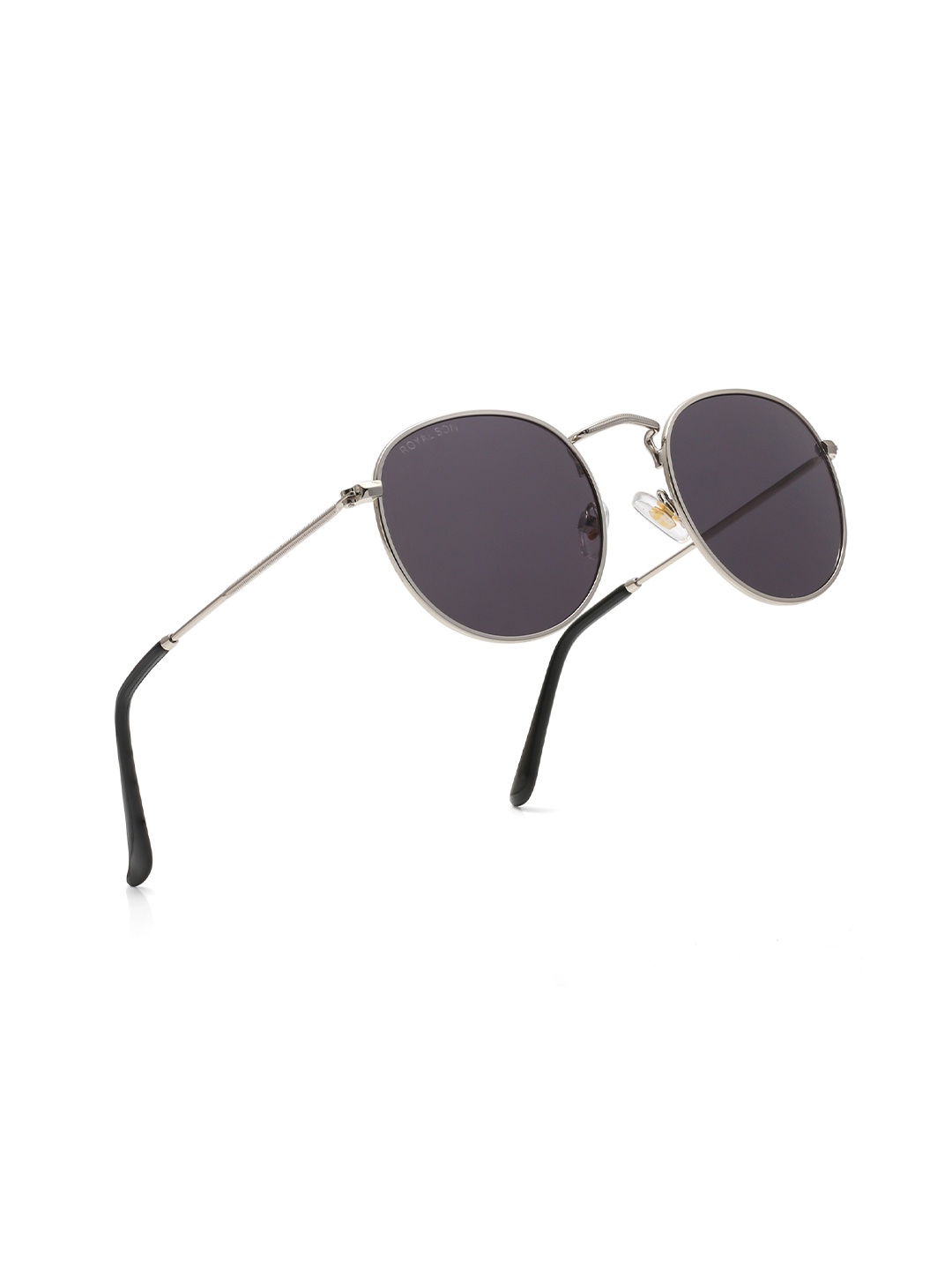 

ROYAL SON Unisex Round Sunglasses RS0013RD, Black