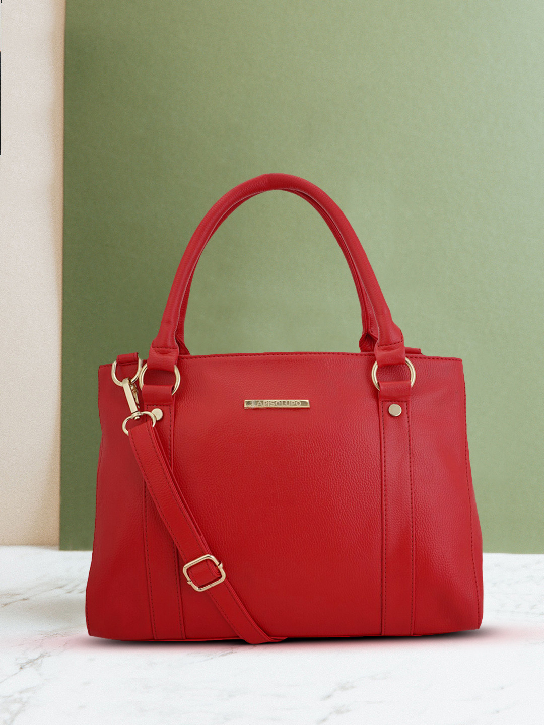 

Lapis O Lupo Red Solid Handheld Bag