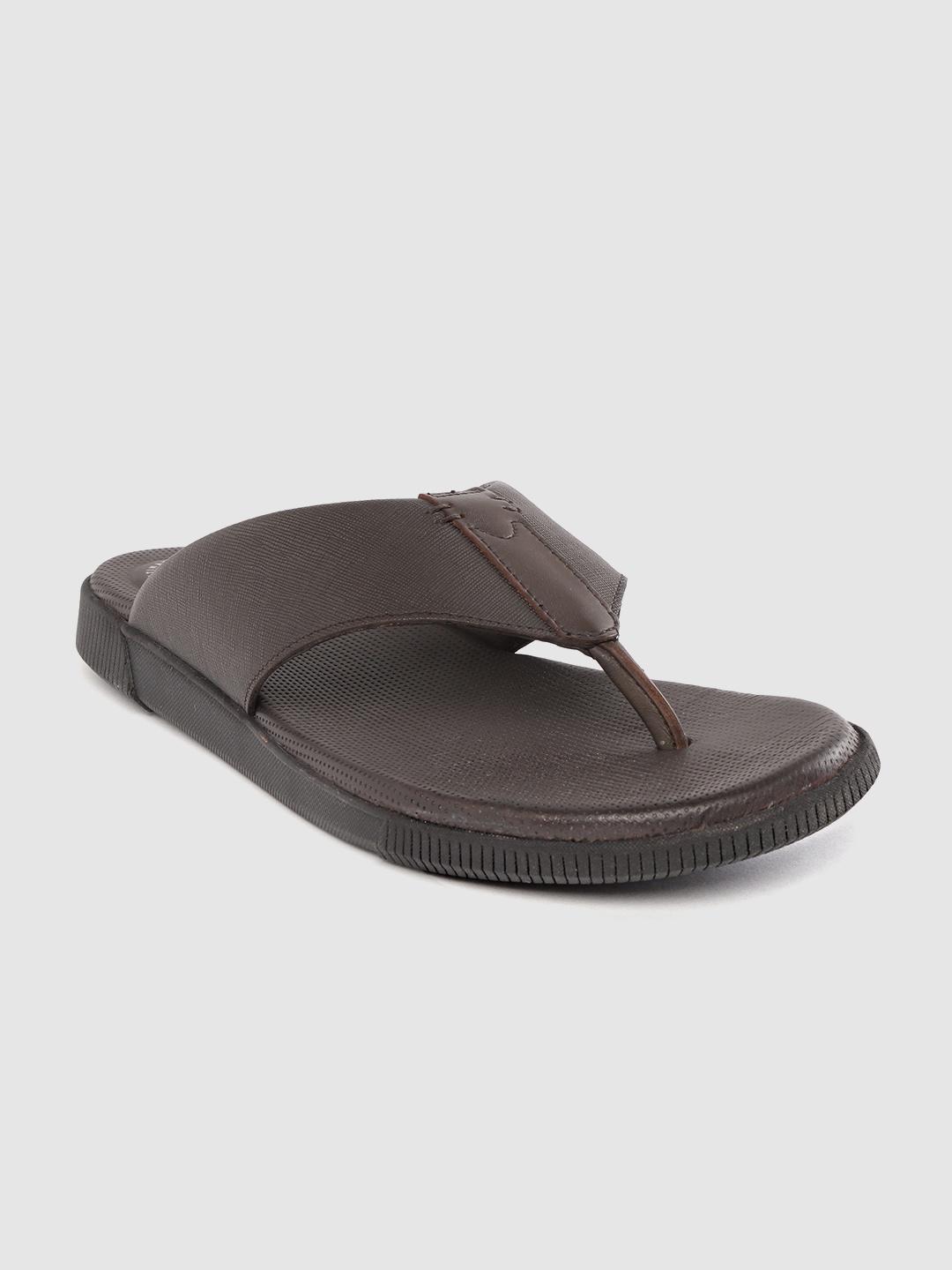 

Clarks Men Coffee Brown Solid Comfort Sandals