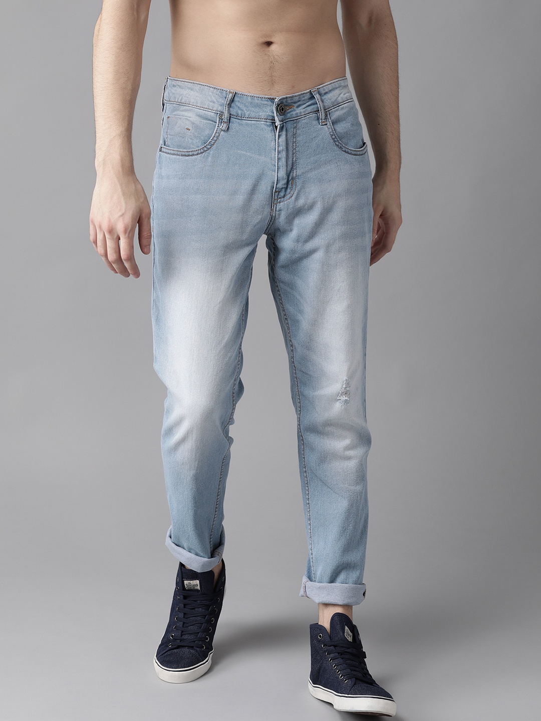 

Roadster Men Blue Skinny Fit Mid-Rise Clean Look Stretchable Jeans