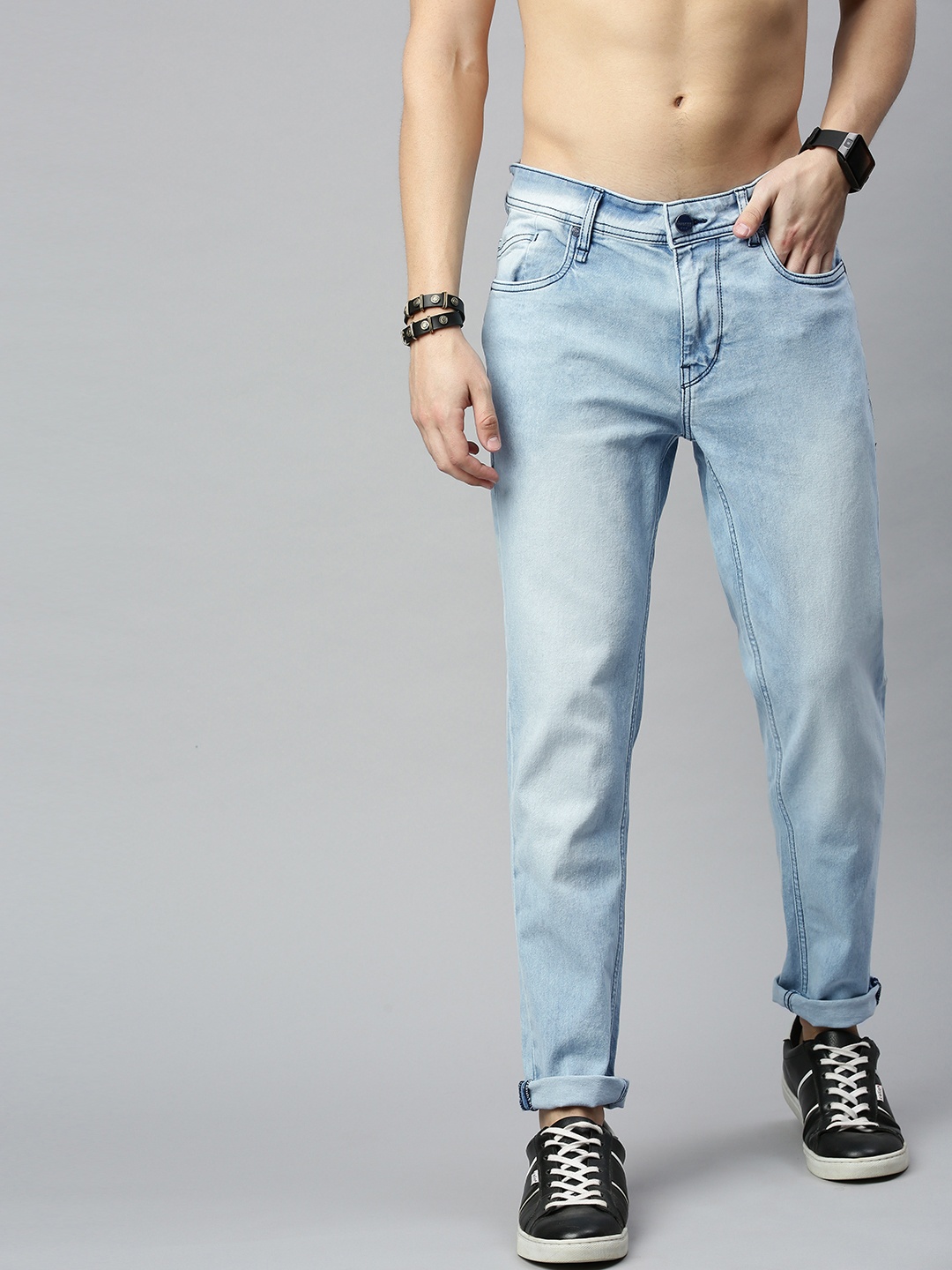 

Roadster Men Blue Slim Fit Mid-Rise Clean Look Stretchable Jeans